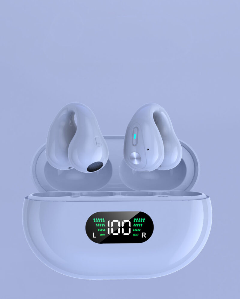 Bone Conduction Bluetooth 5.3 Ear Clip Headphones